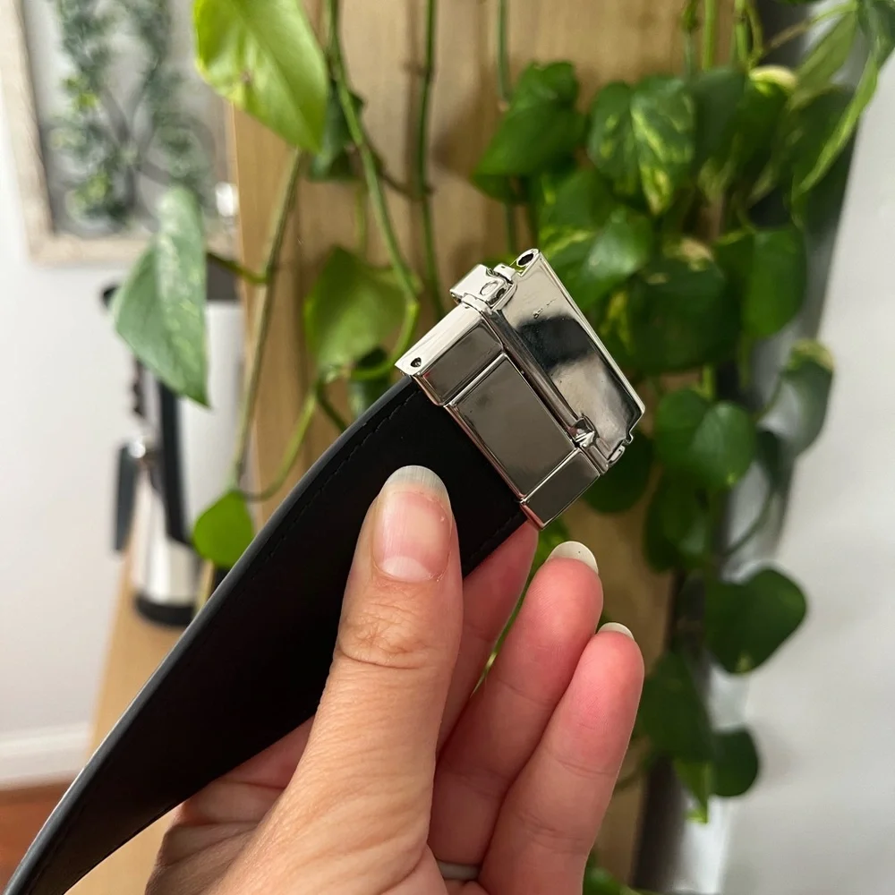NWT MCM Logo Leather Belt